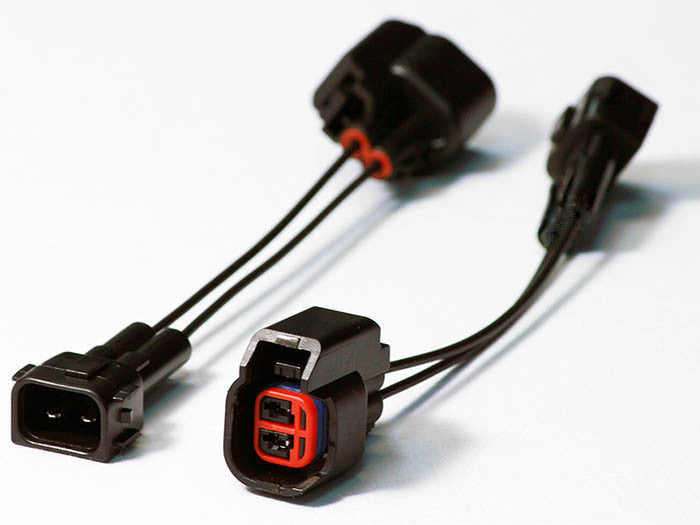 USCAR-EV6 to Honda OBD2 OBD1 EV1 Wired Electrical Adapter